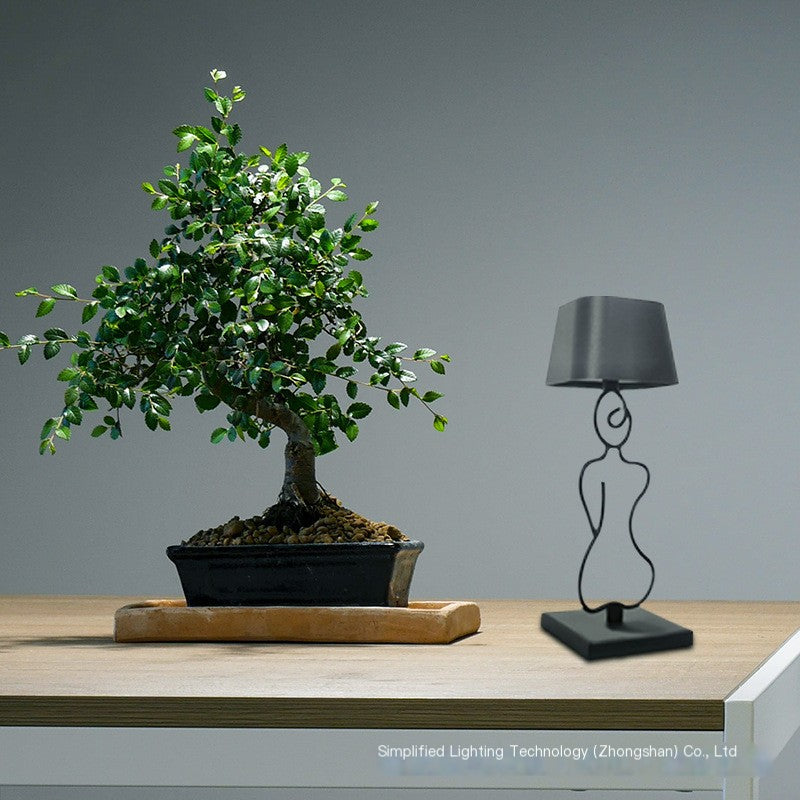 Creative Touch Charging Retro Bedside Lamp (Warm Light)
