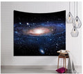 Minimalist Nordic Wall Tapestry with Starry Beach Design