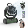 Outdoor Household Power Bank LED Light Camping Fan A:44”
